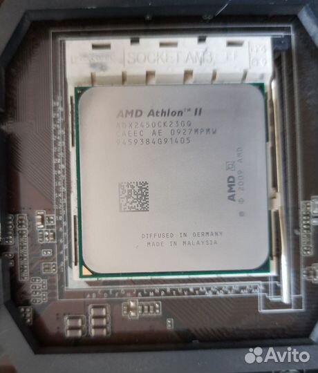 Мат.плата AM3 M4A77TD с процессором и памятью 4гб