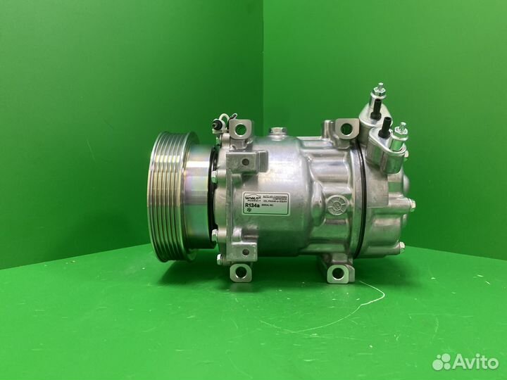 Компрессор кондиционера Лада Ларгус/Рено Логан 1