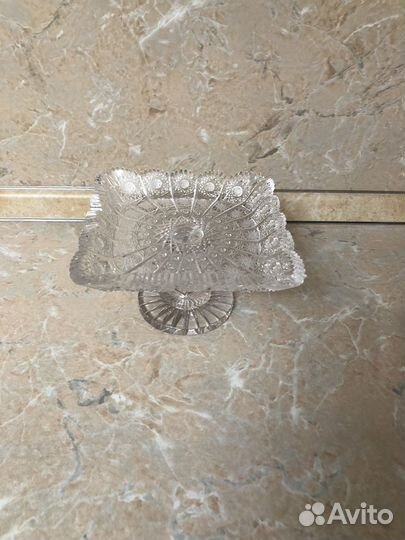 Хрустальная ваза чехия