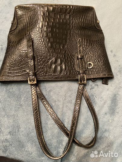 Сумка женская натуральная кожа под крокодила