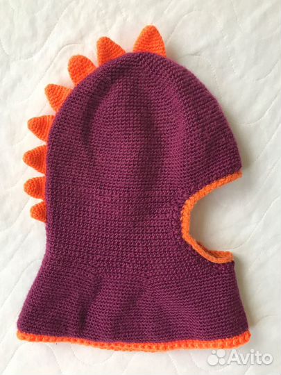 Шапка шлем для мальчика 4-7 лет