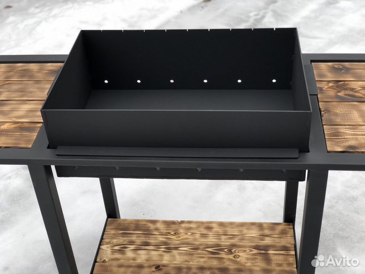 Мангал в стиле лофт