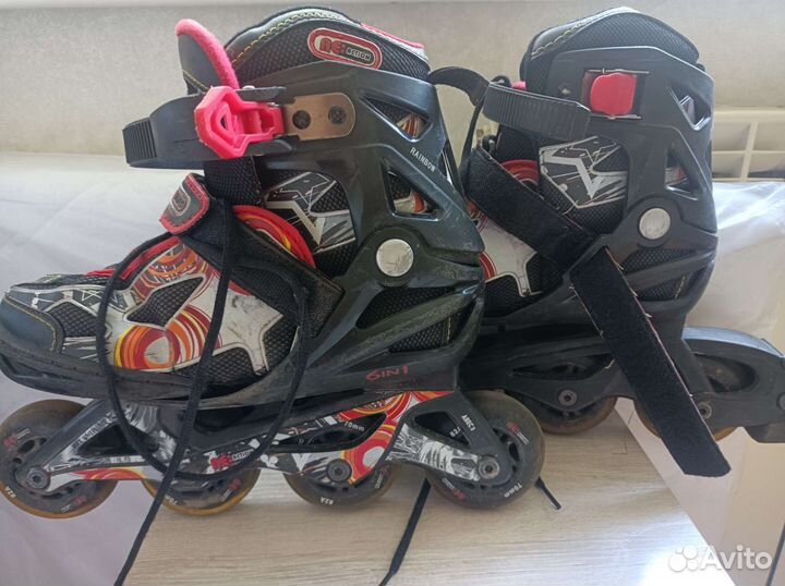 Роликовые коньки детские раздвижные