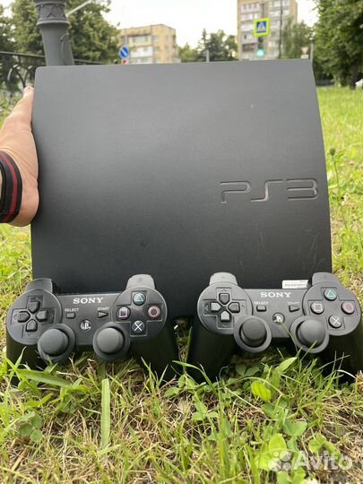 Sony PS3 3 джойстик 7игр прошитых