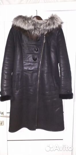 Дубленка и шапка