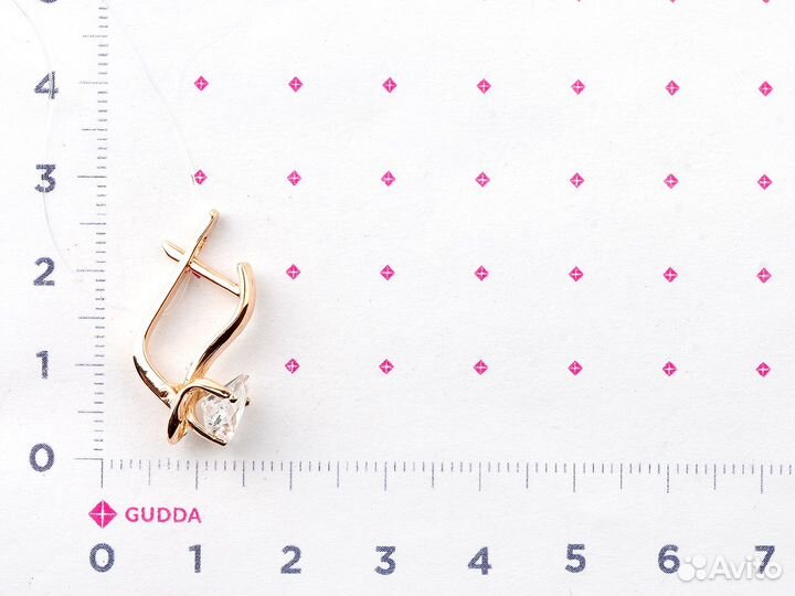 Серьги золотые