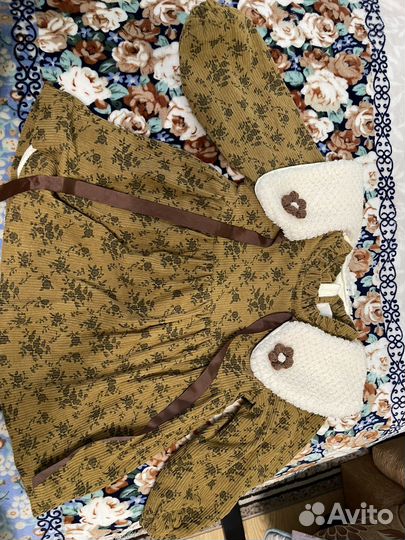 Детское зимнее платье