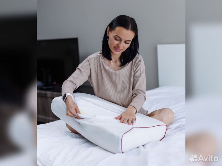 Ортопедическая подушка для сна 60х40х13/10 см