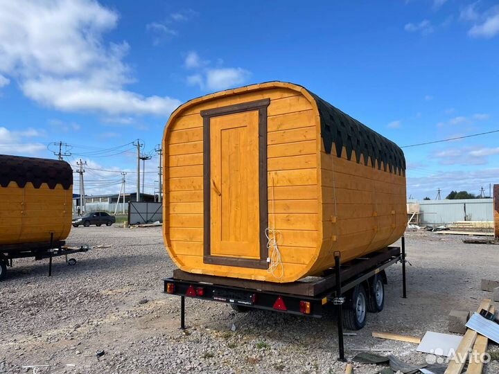 Баня бочка под ключ