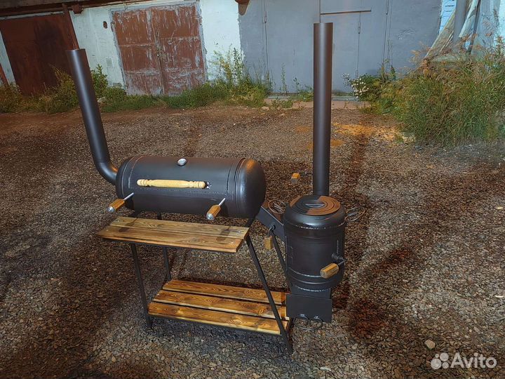 Мини Смокер, Мангал, Печь для казана