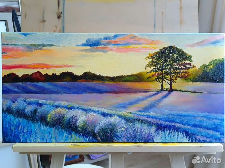Картина маслом на холсте пейзаж