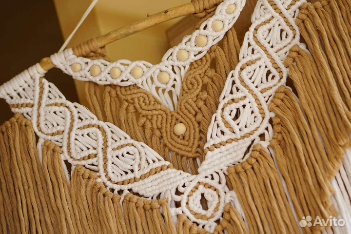 Панно макраме настенное