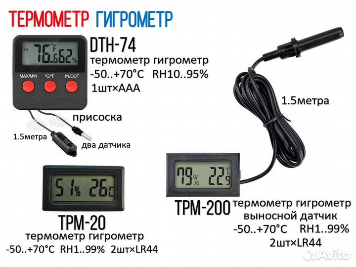 Термометр гигрометр
