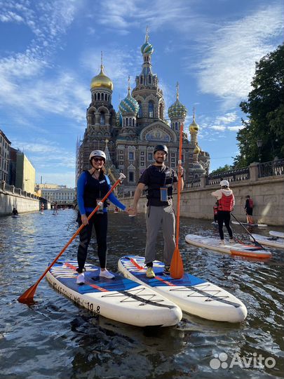 Прогулки на сапах Лахта, Спас на крови, Оредеж