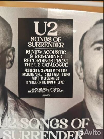 U2– Songs Of Surrender (LP) виниловая пластинка