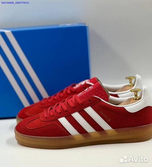 Кроссовки Adidas Gazelle Red (Арт.86170)