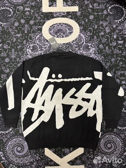 Свитер Stussy черный S M L XL