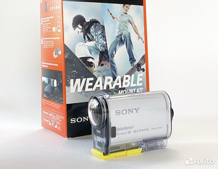 Экшн камера Sony HDR-AS100V