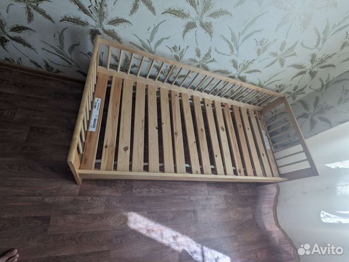 Кровать IKEA Гулливер и Матрас vyssa+бортик