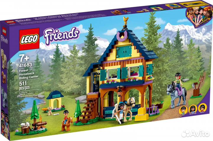 Конструктор lego Friends Лесной клуб верховой езды