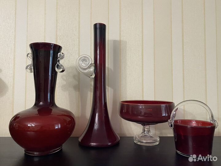 Цветное стекло (винтаж)