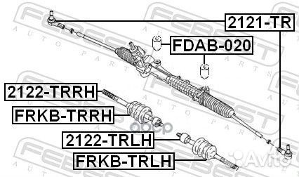 Тяга рулевая 2122-trrh 2122-trrh Febest