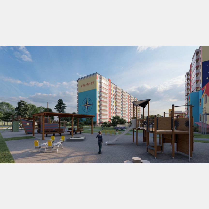 2-к. квартира, 69 м², 1/10 эт.