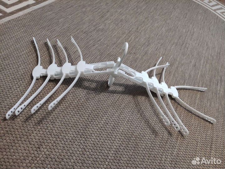 Вешалка сушилка для одежды хранение белая 8 в 1