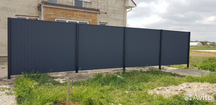 Заборы из Профнастила, 3Д сетки, Евроштакетника