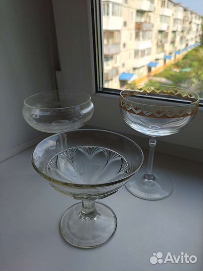 Старинная ваза стекло