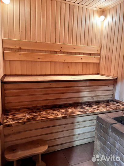 Баня сауна с бассейном