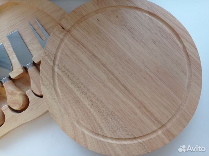 Набор для подачи сыра (Дубовая тарелка)