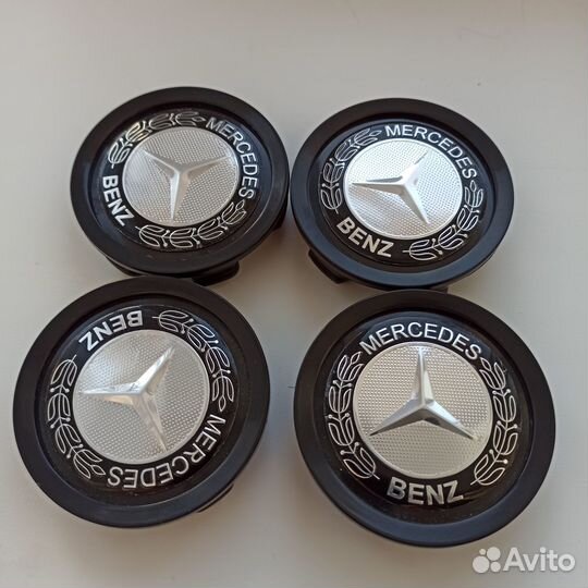 Колпачки на литые диски mercedes 1комплект