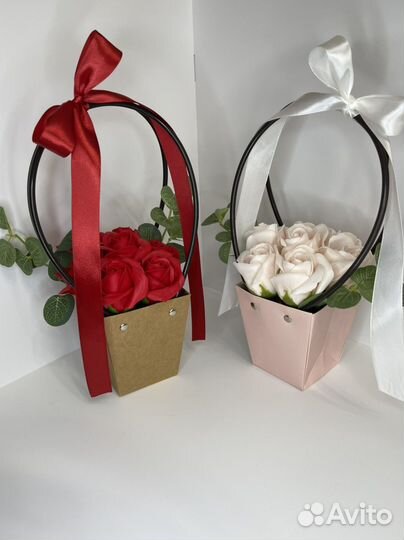 Букет на день матери(мыльные розы)