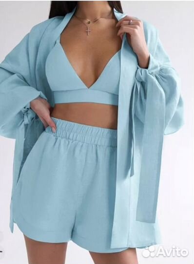 Комплект пижамы женской и мужской