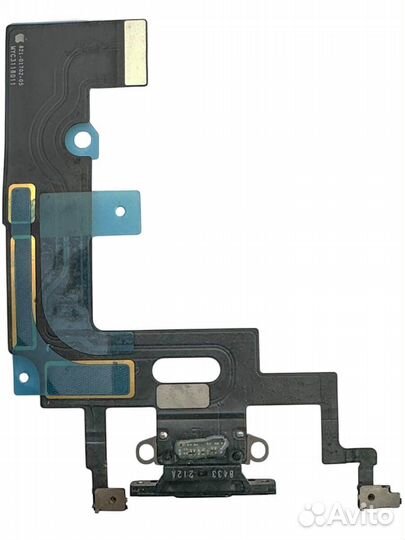 Нижний шлейф iPhone Xr Orig с разъемом зарядки и микрофонами