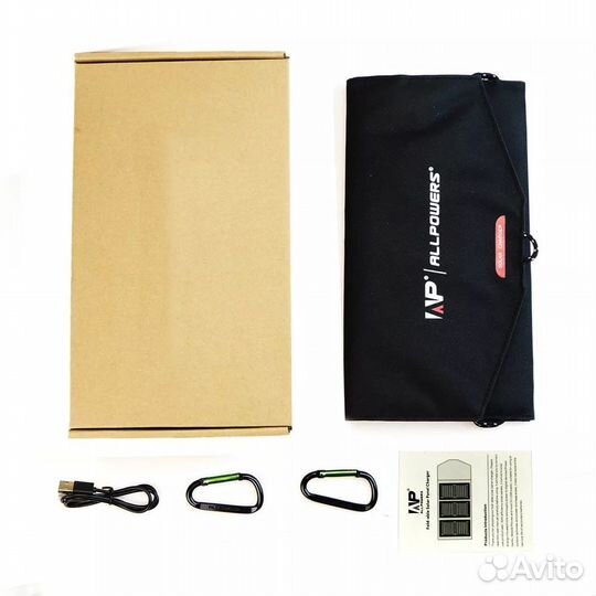 Солнечная панель USB зарядка 21W