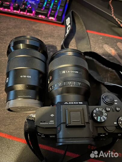 Фотоаппарат sony alpha a7 iii с объективами