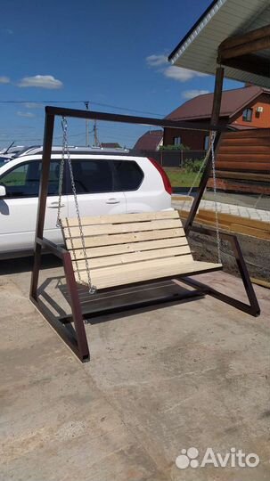 Качели металлические усиленные