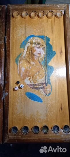 Нарды резные ручной работы бу