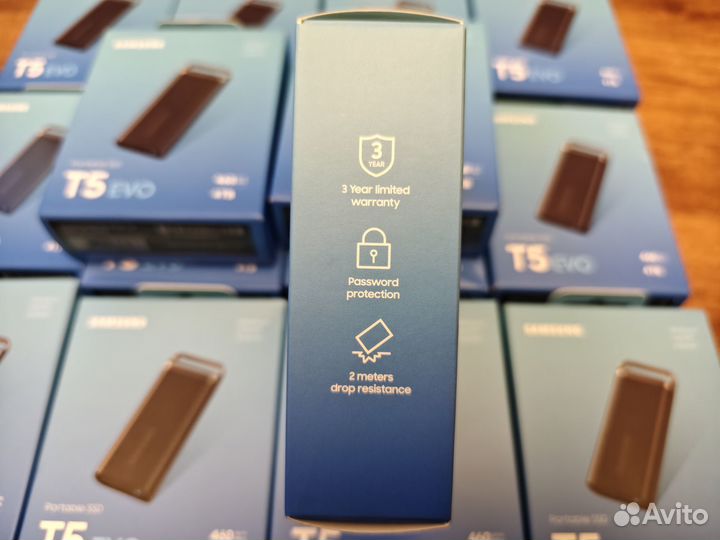 4TB Samsung T5 Evo USB-SSD (460Mb/s, Корея)