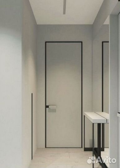 Двери межкомнатные скрытые под покраску, отделку