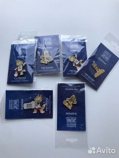 Коллекция значков бреллков Чемпионат мира 2018