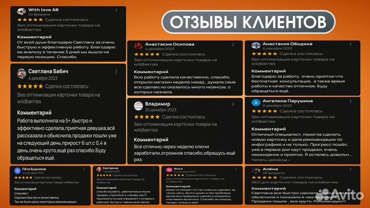 SEO оптимизация карточки товара на wildberries