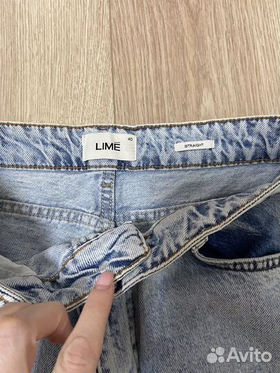 Джинсы lime с разрезами
