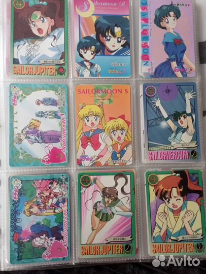 Карточки sailor moon оригинал