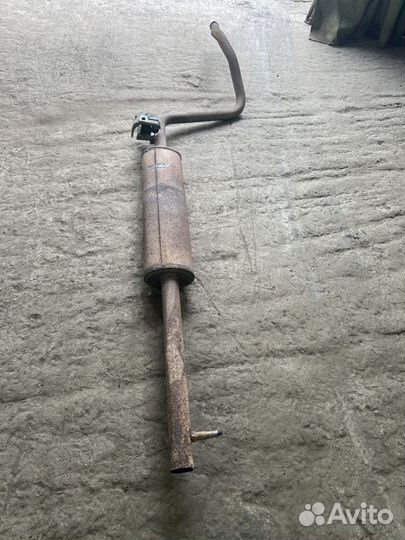 Резонатор глушителя Рено Меган 2