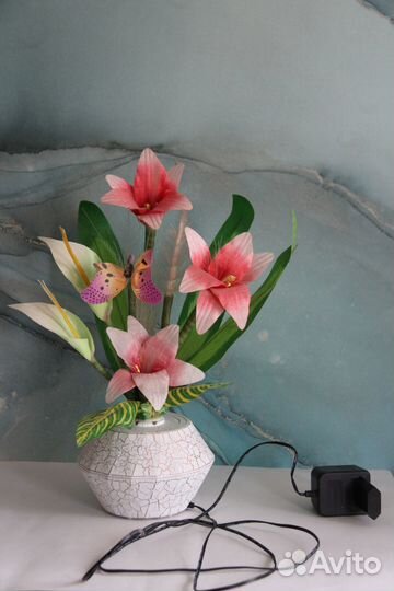 Светильник ночник Цветы