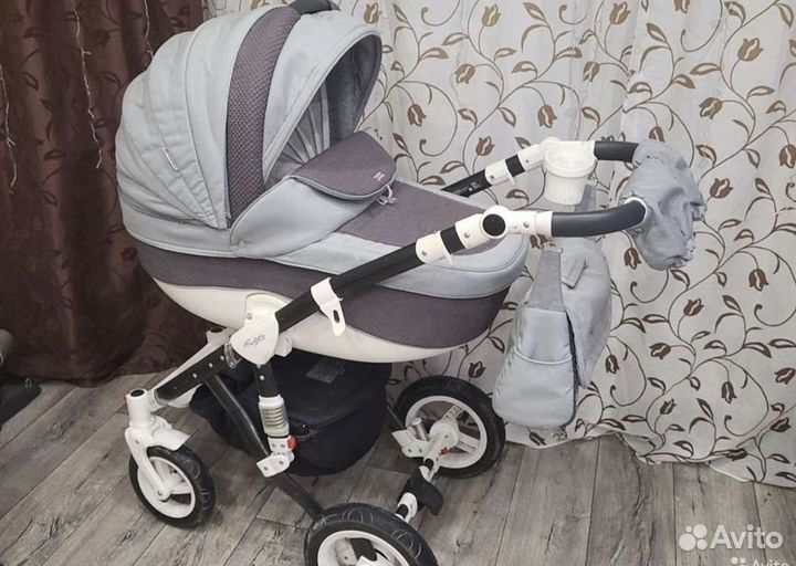 Коляска adamex barletta 2 в 1+подарок календаренок