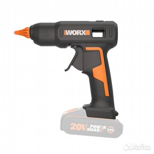 Клеевой пистолет worx WX045 20V